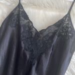 Cacique Chemise Size M Vintage Lace Floral Ruffle Spaghetti Strap Slip Dress Photo 1