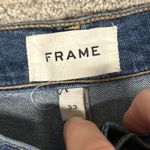 Frame  Denim Jeans Womens 33 Le Sylvie Slender Straight Raw Hem Stretch Bonhill Photo 2