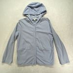 J. Jill hoodie Shirt Women's SP stretch petite modal blend blue snap closure Size undefined Photo 0