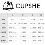 Cupshe NWT Anna Floral Cut-Out One Piece Swimsuit Size Large Retro Boho Monokini Photo 14