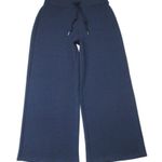 Spanx NWT  50239Q AirEssentials Wide Leg in Navy Airluxe Knit Pants L Petite Photo 1