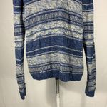 CHAPS  Denim Blue Open Front Long Sleeve Cardigan Size Large Photo 8