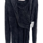 Athleta  Sochi Cozy Black Hooded Wrap Sweater Size Large NWT Soft Plush Knit Photo 0