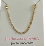 Jennifer Zeuner  Double Star Chain Necklace NEW Photo 2