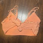 Lace Bralette in Peach Orange Size XS Photo 1