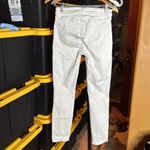 L'Agence  Tilly Mid-Rise Ivory Slim Straight Jeans Macadamia Size 27 Photo 10