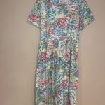 The Vermont Country Store Cotton Floral Dress M Pink Size M Photo 1