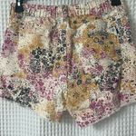 Pilcro Anthropologie  Floral Scrunchy Shorts Denim Boho Medium Photo 5