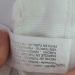 ZARA White Mom Jeans Women's Size 4 Cotton High Waist Preppy Tapered Raw Hem Photo 8