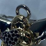 Gold Silver Tone Angel Brooch Holding Heart Accent Christmas Christian Religious Photo 15