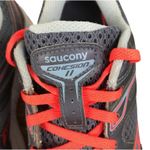 Saucony  Cohesion 11 Running Shoe Women 9.5 Grey/Red Athletic Comfort Outdoor Photo 4
