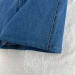 OAT New York Stretch Medium Wash Denim Midi Skirt Size 4 Blue Photo 4