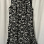 Diane Von Furstenberg  Black/White Abstract Sleeveless Sheath Dress **Size 10** Photo 0