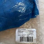 ASOS Topshop high neck open back throw-on satin dress in blue Photo 5