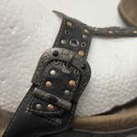 Taos Siren Embellished Leather Buckle Casual Comfort Sandals Womens Size 8 Brown Photo 6