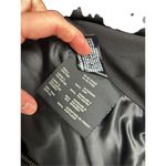 Andrew Marc Women's S  New York Womens Black Leather Off Center Zip Jacket Coat p Photo 8