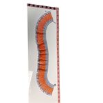 Kenya’s Artisans Saina Collar Orange & Blue Beaded Bib Statement Necklace Photo 5