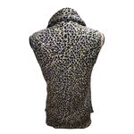 Tahari Petite Leopard Print Sleeveless Blouse Cowl Neck Versatile Top Photo 2