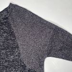 Bobeau Womens Sweater Grey Black Heathered Stretch Crew Neck Long Sleeve Dress M Photo 7