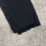 Frame  Jeans Womens 25 Skinny Black Stretch Pockets Raw Hem Photo 6