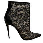 Christian Louboutin Patent Rete Lace Dentelle Psybootie 100 Ankle Boots Photo 2