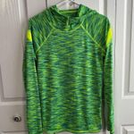 Bcg  green yellow hood pullover size large Photo 0