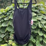 Lands' End UPF 50 Adjustable One-Piece Swim Dress black plus size 18 W NWT rich Photo 10