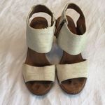 Toms  • Gold Woven Strap Heel Photo 1