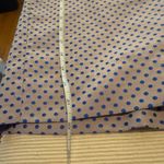 J.Crew  Blue and Cream Knee-Length Pencil Skirt Photo 5
