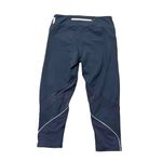 Zella Leggings Womens Cropped Compression High Rose Ladies Small Navy Mesh Photo 1