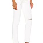 Levi's NWT 501 Skinny in Don't Mind If I Do White Destroyed Rigid Jeans 27 x 28 Photo 5