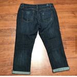 Salts Works Med Rise Dark Distressed crops, size 8 Photo 1
