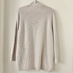 Lululemon Merino Wool-Blend Ribbed Long Wrap Sweater in White Opal Size 6 Photo 7