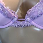 DKNY Purple Lace Trim Padded Underwire Bra 34B Photo 5