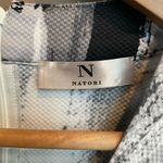 Natori  3/4 Sleeve V Neck Sheath‎ Dress in Splattered Paint Size 4 Photo 1