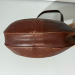 Salvatore Ferragamo ‎ Brown Gancini Shoulder Bag Leather Authentic Photo 12