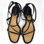 Salvatore Ferragamo EGADI 85mm STRAPPY BLOCK HEEL LEATHER SANDALS SIZE US 9.5 Photo 7