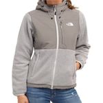 The North Face Retro Denali Hooded Fleece Jacket Light Grey Size XS Photo 1