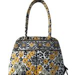 Vera Bradley - Floral Quilted Women's Bag - Yellow and Black-Large Photo 0