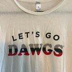 Distressed Oversized UGA Graphic Tshirt White Size XL Photo 1