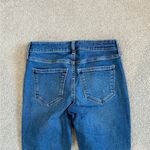 Old Navy  mid rise rockstar super skinny distressed blue jeans in size 2 Photo 3
