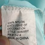 Miss Elaine Nightgown Blue Sstin Feel Lightweight Short‎ Sleeve Womens Large Photo 4