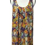 Ali Ro Silk Mini Dress Size 8 All Over Print Colorful Racerback Sleeveless Photo 0