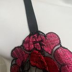 Torrid Black & Pink Heart Embroidered Mesh Babydoll Photo 9