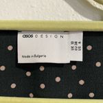 ASOS Black Polka Dot Blouse Sz 6 Photo 4