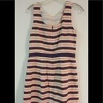Boden dress multi color stripe 100% cotton sz 8R Photo 1