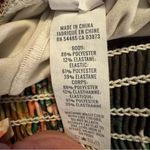 Aerie  Green and Orange Athletic Shorts with Tropical Print Photo 3