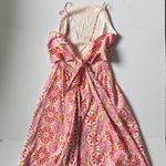 Borgo de Nor Goreti Dress in Cotton Pink Floral Size 10 NWOT Photo 3