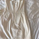 French Connection White Strapless mini dress Photo 7