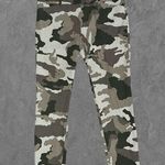 NEW YORK & COMPANY | Mid Rise Camo Ankle Crop Stretch Skinny Pants Size 10 Green Photo 0